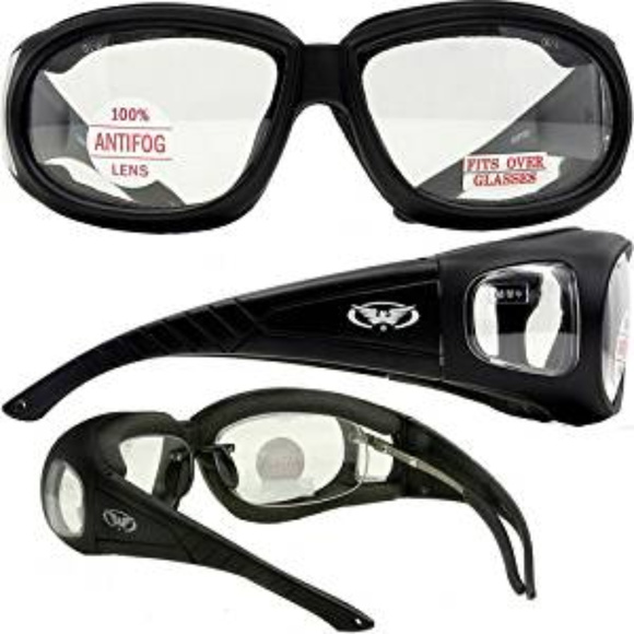 Men Motorcycle Z87 glasses Clear Men Motorcycle Z87 glasses Clear - Picture 4 of 7